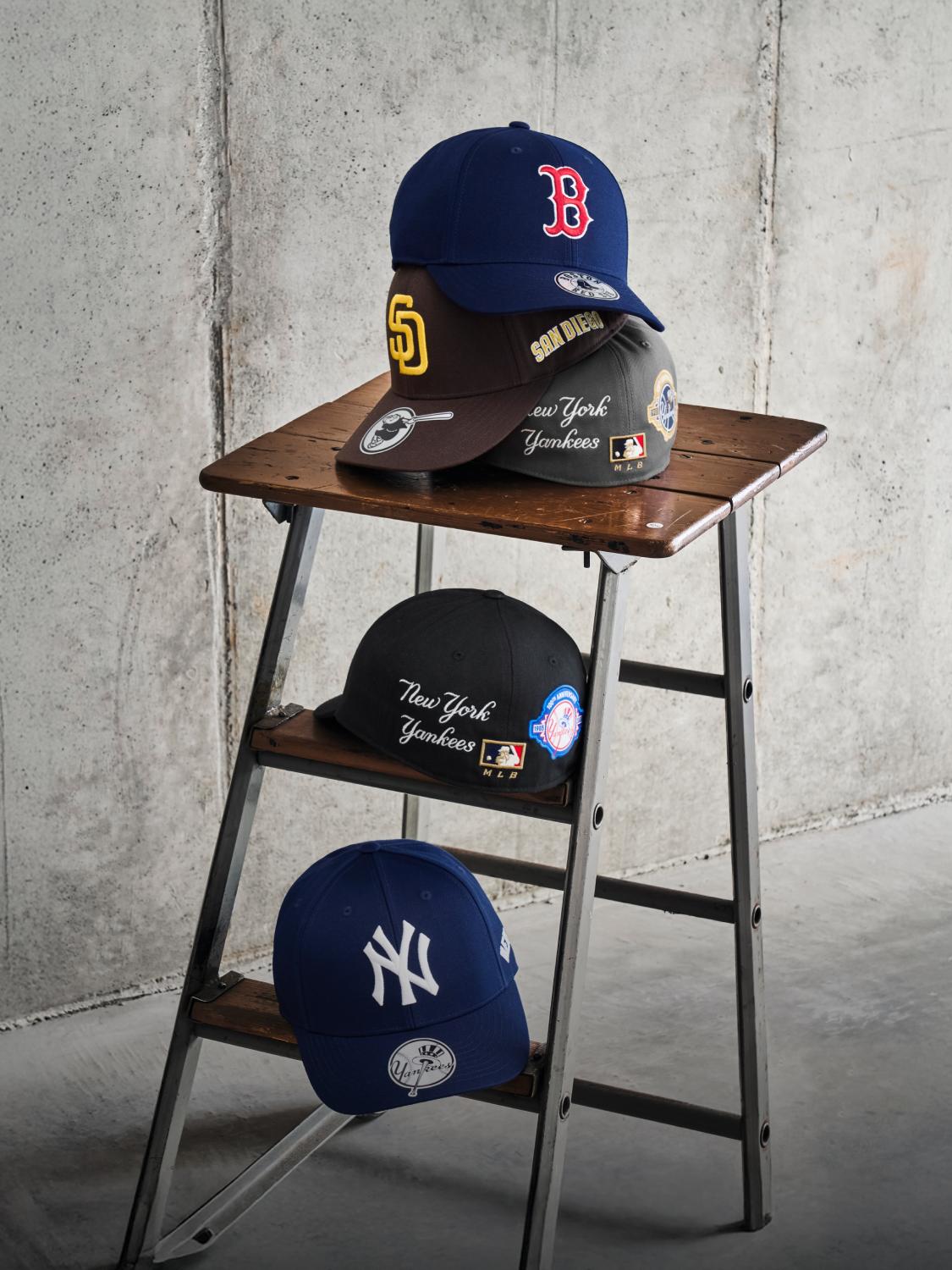 【韓国限定】MLB KOREA ヴィンテージレタリングジムサック LAドジャース 韓国 MLB KOREA LAキャップ ドジャース 黒×ピンクゴールド 刺繍