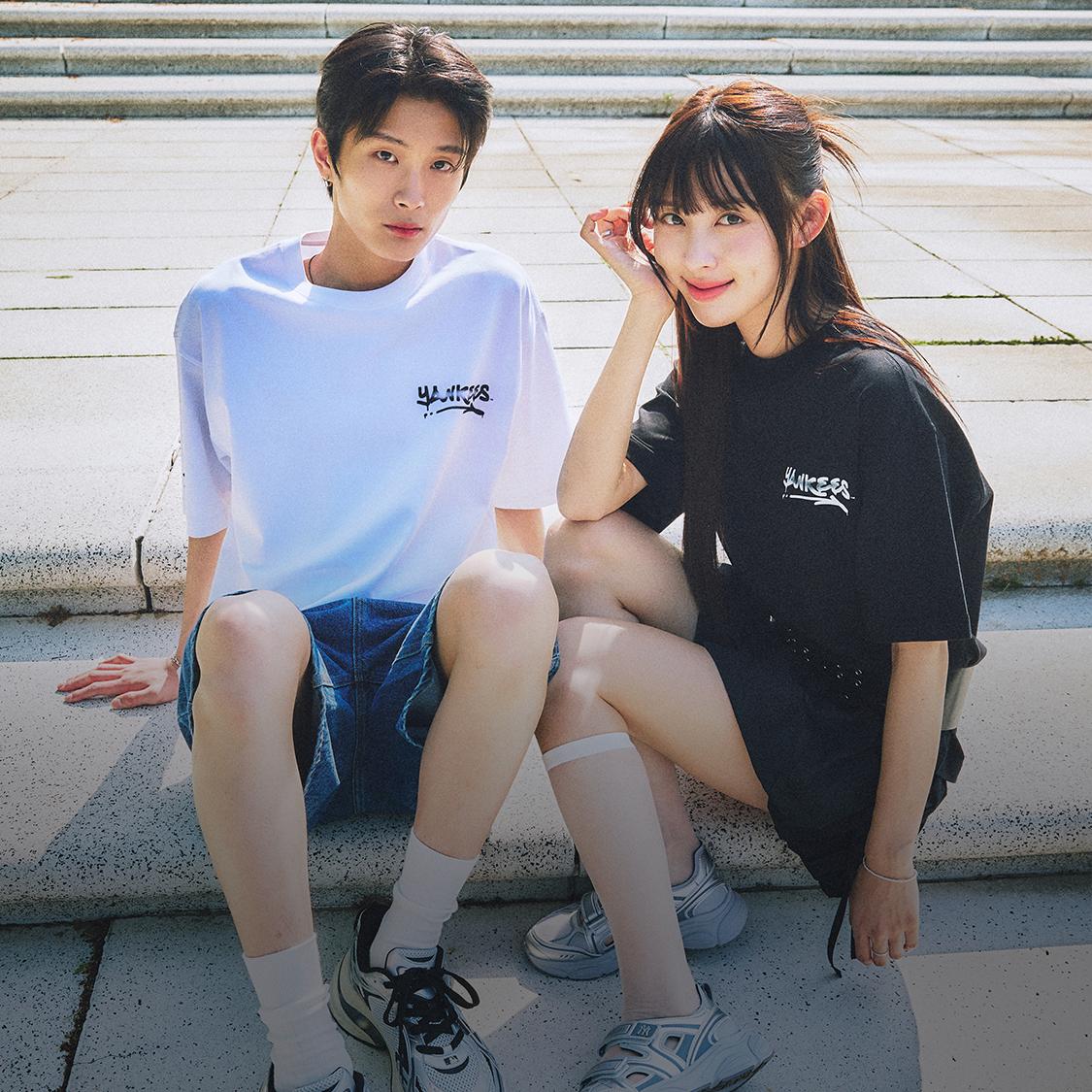 新品⭐韓国限定⭐MLB Korea⭐Mサイズ Tシャツ モノグラム 水色 MLB - 韓国限定⭐MLB Korea⭐新品 Mサイズ Tシャツ モノグラム